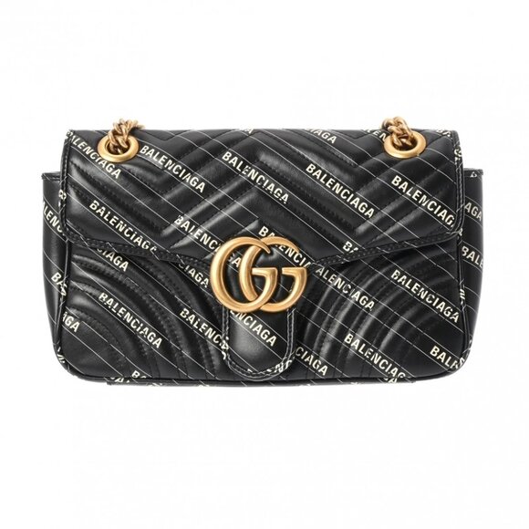 GUCCI GG Marmont Black/Noir 443497 shoulder bag - Picture 1 of 12